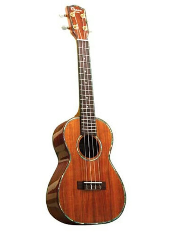 Ohana CK-350G Concert Ukulele With Hardshell case