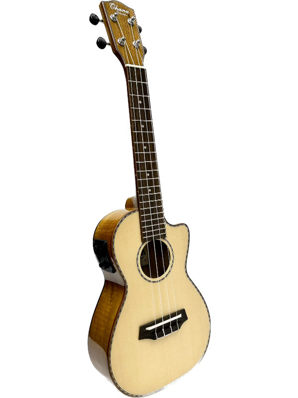 Ohana CK-70WGCE Concert Cutaway Electro Ukulele