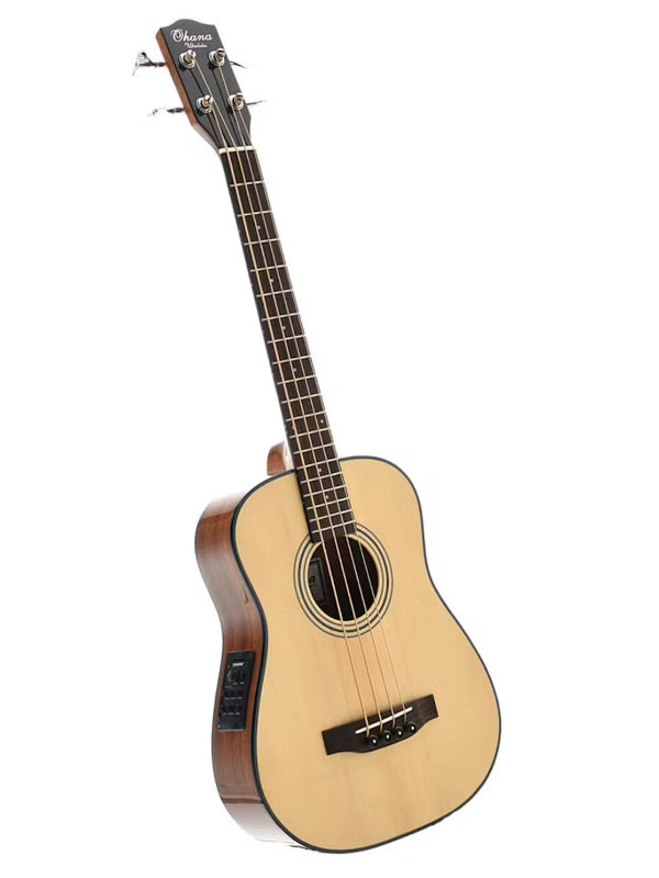 Ohana OBU-22 Bass Ukulele with Fishman Pickup and Padded Gig Bag