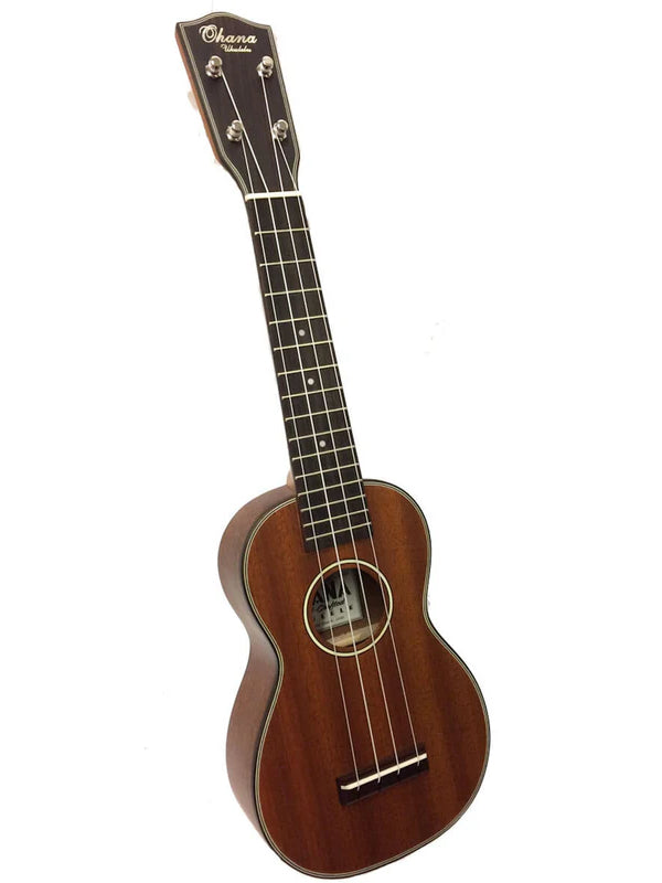 Ohana SK-35 Soprano Ukulele (Satin finish with friction tuners)