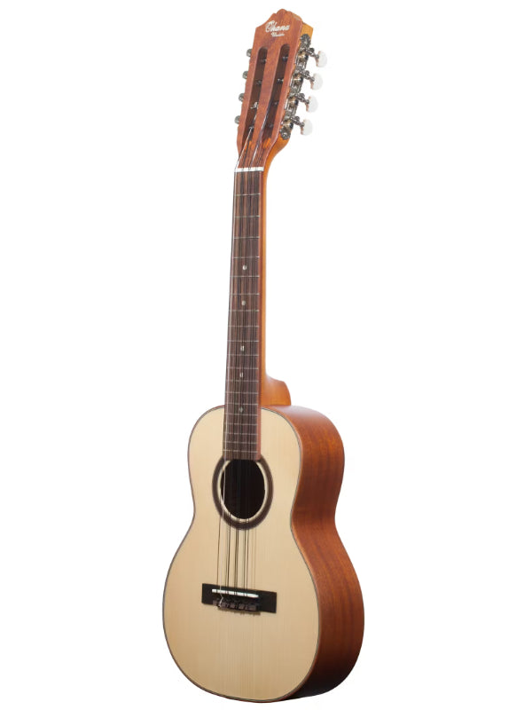Ohana TK-70-8 8 String All Solid Tenor Ukulele