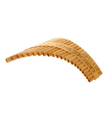 Pan pipes 22 note, curved, key of 'G'