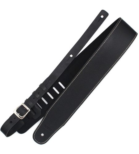 RICHTER GUITAR STRAP LUXURY BUFFALO BLACK Model 1072