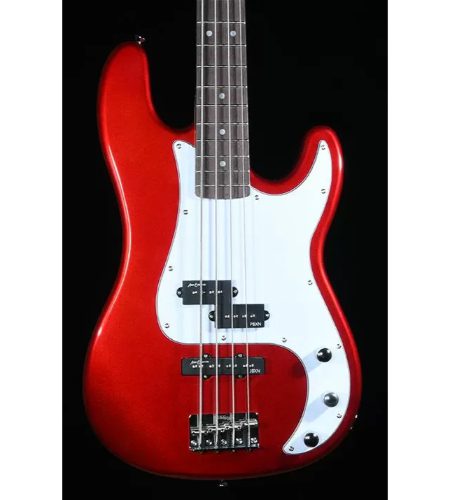 Revelation RPJ77 P/J Bass Guitar (Metallic Red)