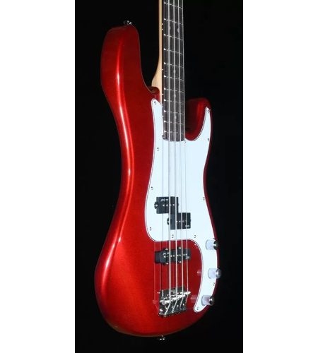 Revelation RPJ77 P/J Bass Guitar (Metallic Red)