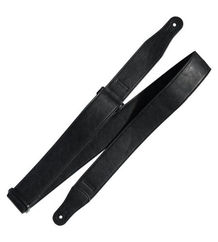 Richter 1681 Stronghold I Leatherette Black Guitar Strap