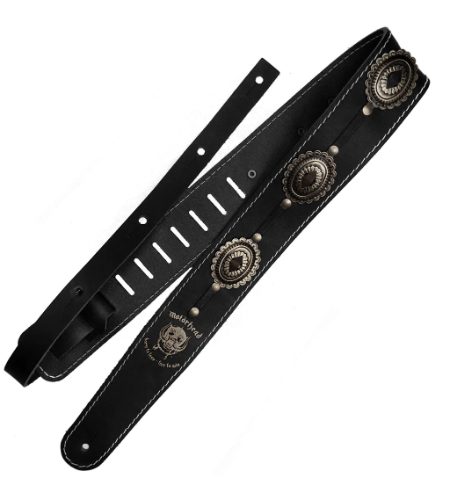 Richter MOTÖRHEAD Guitar Strap Black / Old Silver #1565