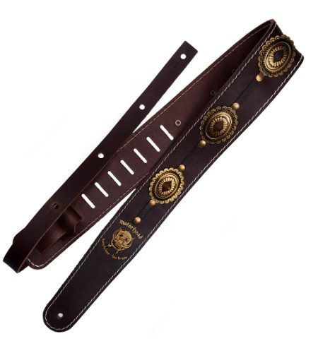 Richter MOTÖRHEAD Guitar Strap Brown / Old Brass #1568