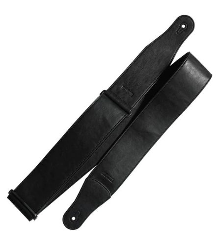 Richter Stronghold II Leatherette Black Guitar Strap #1682