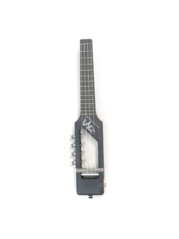 Risa 20th Anniversary Soprano Uke Solid Electric Stick Ukulele Black In Gigbag