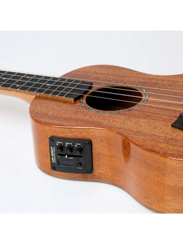 SNAIL UKC-T483 Ebony, Wood Binding Concert Ukulele