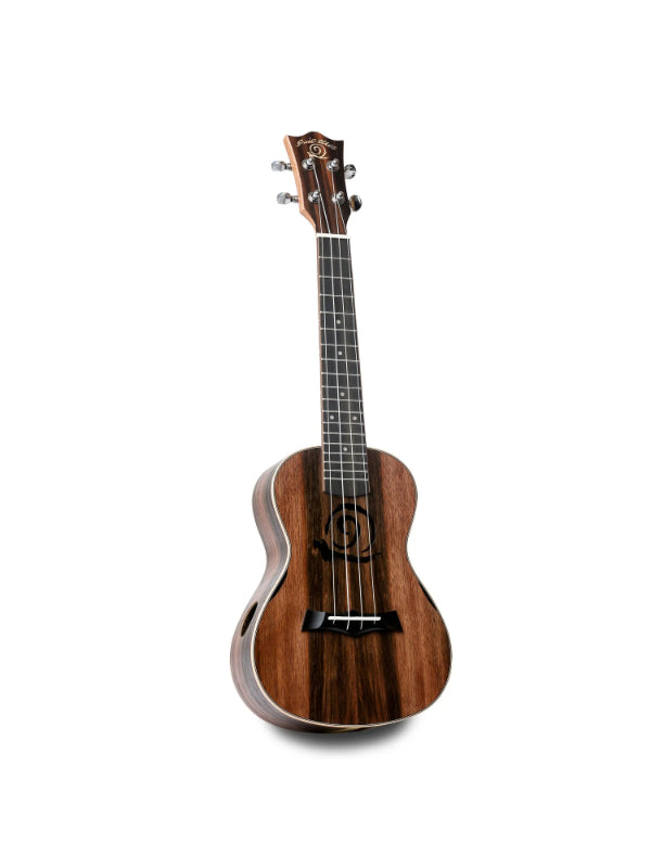 SNAIL UKC-T483 Ebony, Wood Binding Concert Ukulele