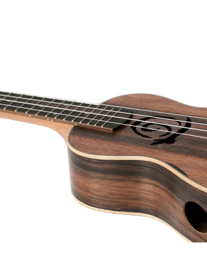 SNAIL UKC-T483 Ebony, Wood Binding Concert Ukulele
