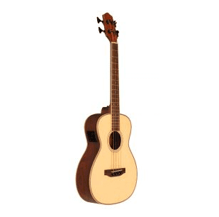 Lanikai SPST-Spruce Solid Top Electric Bass Ukulele