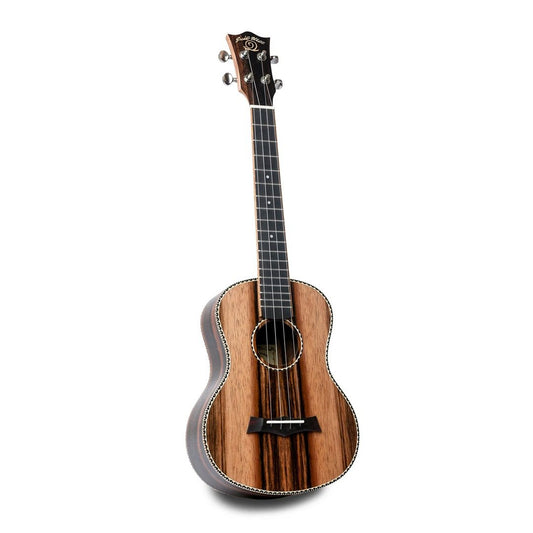 Snail UKT-E598 Ebony Tenor Ukulele Including premium Snail Padded Gig Bag