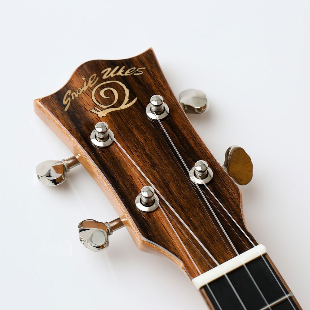 Snail BH-1C Spalted Maple Concert Ukulele Gloss Finish Including premium Snail Padded Gig Bag