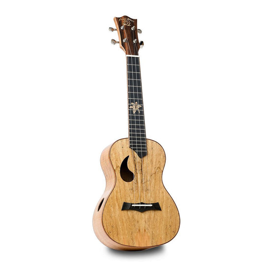 Snail BH-1C Spalted Maple Concert Ukulele Gloss Finish Including premium Snail Padded Gig Bag