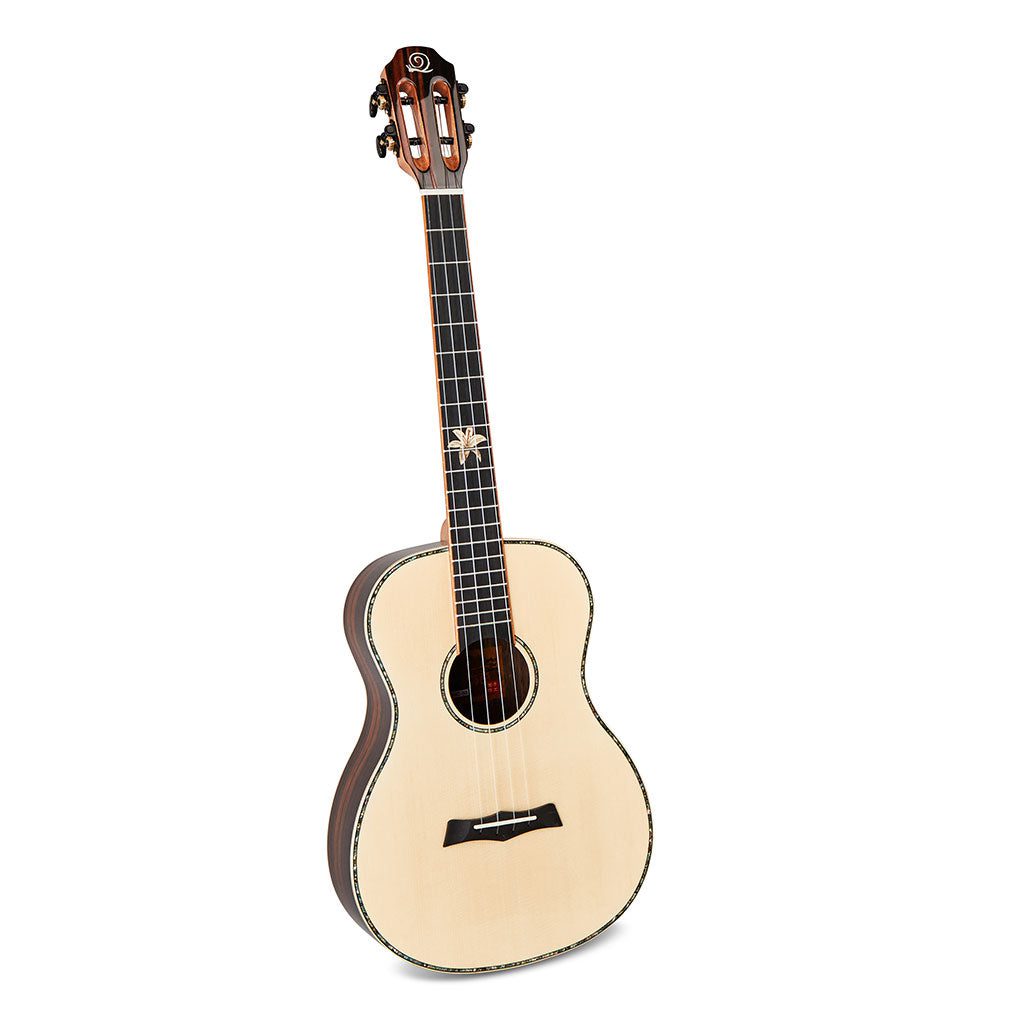 Snail BHC-5B Solid Spruce Top Baritone Ukulele Including premium Snail Padded Gig Bag