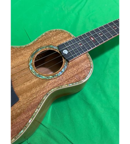 Snail S11C All Flamed Solid Acacia Concert Ukulele Including premium Snail Padded Gig Bag