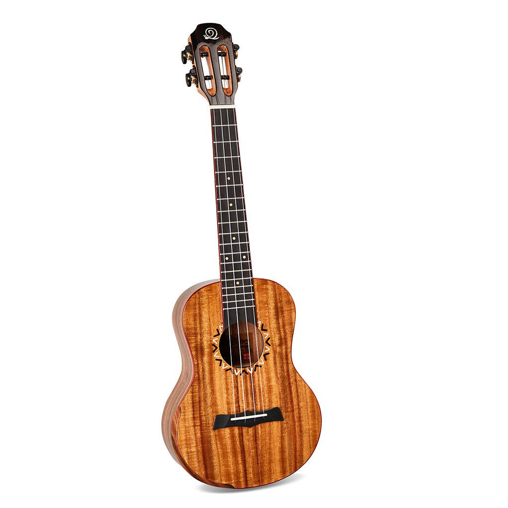 Snail S20T All Solid Flamed Acacia Tenor Ukulele Including premium Snail Padded Gig Bag