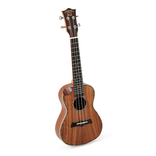 Snail SR-04CELH Left-handed Solid Acacia Top Concert Ukulele Bevel Cutaway Including premium Snail Padded Gig Bag