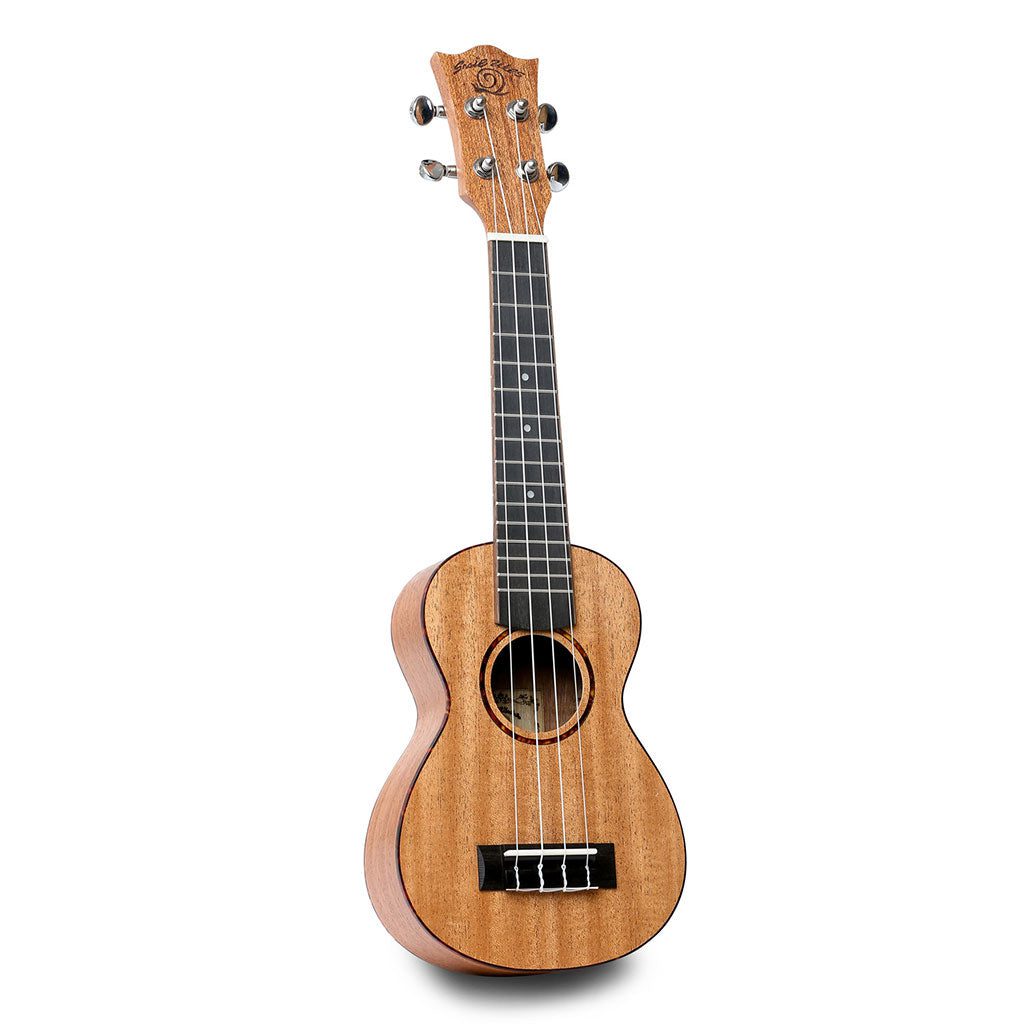 Snail UKS-212E Mahogany Soprano Ukulele Including premium Snail Padded Gig Bag