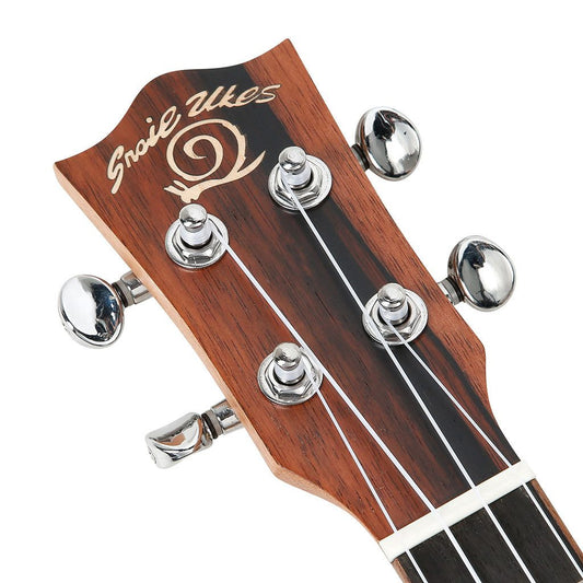 Snail UKT-528EQ Electro-acoustic Zebrawood Tenor Ukulele Including premium Snail Padded Gig Bag