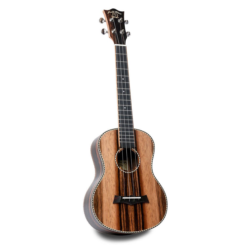 Snail UKT-E598 Ebony Tenor Ukulele Including premium Snail Padded Gig Bag