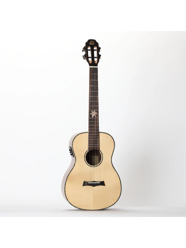 Snail BHC-5BEQ - Solid Spruce Top, Electro Baritone Ukulele, 38MM Nut