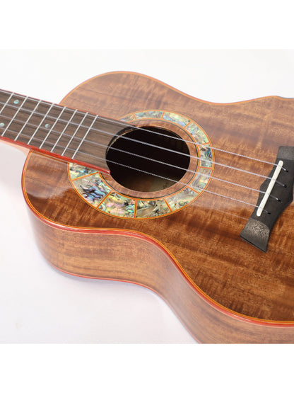 Snail S60T LH - Left handed Tenor All Solid Flamed Koa Ukulele