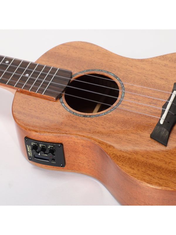 Snail SUT-M2 MK2 - Mahogany Gloss, Tenor Electro Ukulele, Solid Top, 38MM Nut