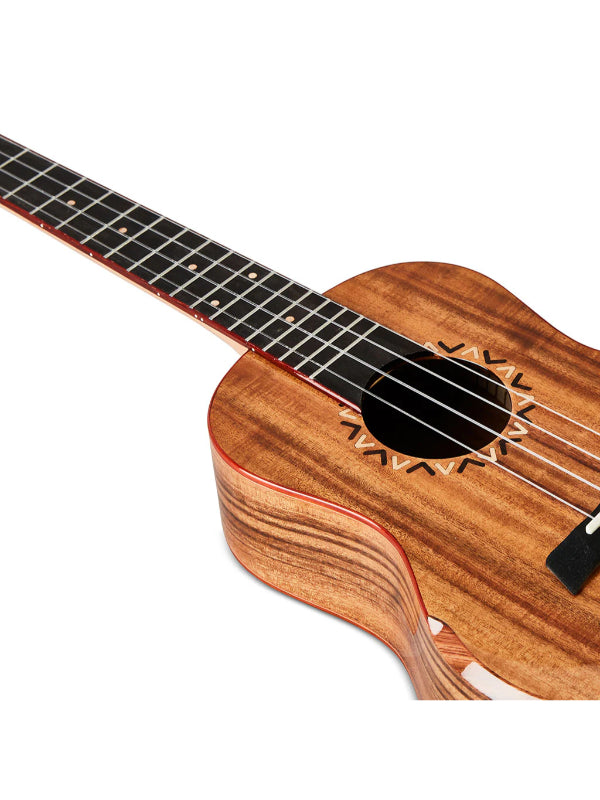 Snail Snail S20TEQ - All Flame Acacia, Tenor Ukulele, Electro