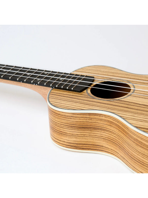 Snail UKC-480E Zebrawood Concert Ukulele
