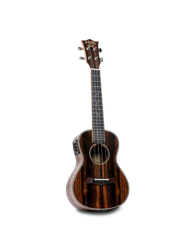 Snail UKC-E498EQ Electro-acoustic Ebony Concert Ukulele