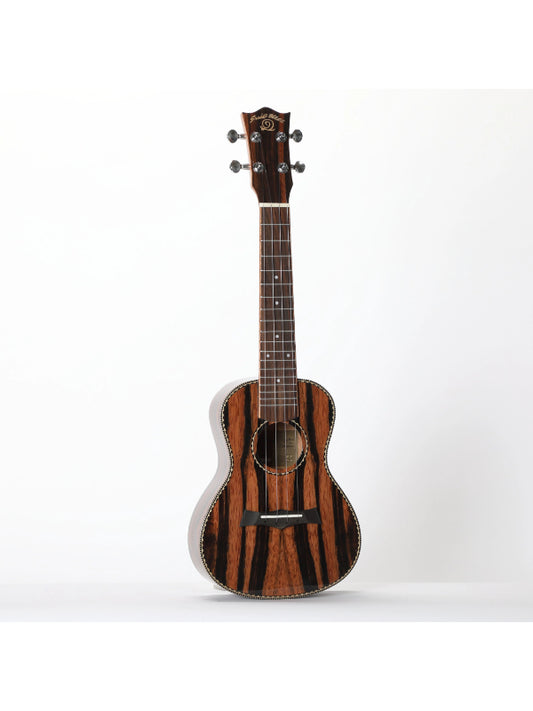 Snail UKC-E498EQ MK2 - Ebony Electro Concert Ukulele, 38MM Nut, Gloss