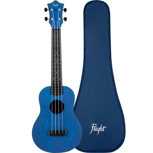 FLIGHT TUC35 TRAVEL CONCERT UKULELE - DARK BLUE