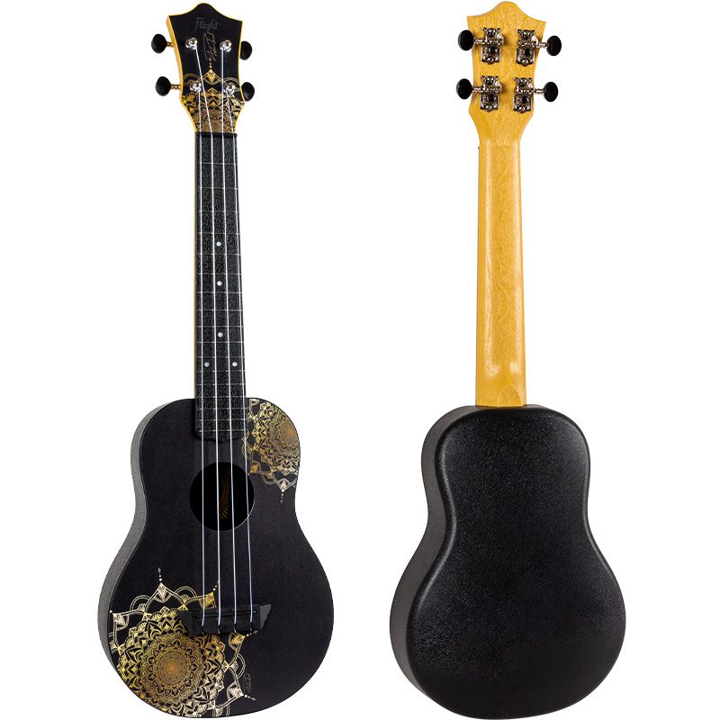 Flight TUC40 Travel Concert Ukulele Gold Mandala With Bag