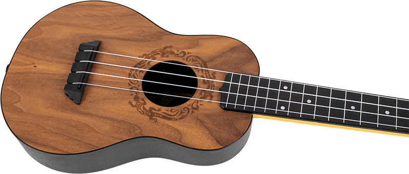 Flight TUC50 Travel Concert Ukulele With Bag- Walnut