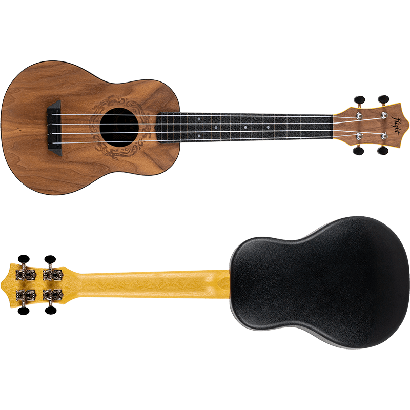 Flight TUC50 Travel Concert Ukulele With Bag- Walnut