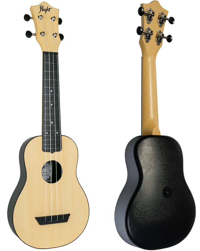 Flight TUS35 ABS Travel Ukulele  - Natural