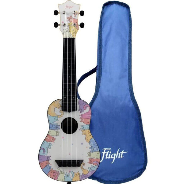 Flight TUS40 ABS Travel Soprano Uke - Kitty