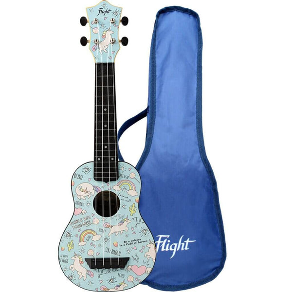 Flight TUS40 ABS Travel Soprano Uke - Unicorn