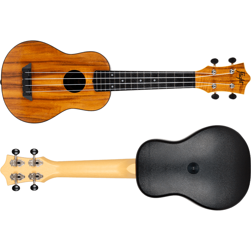 Flight TUS55 Travel Ukulele With Bag - Acacia