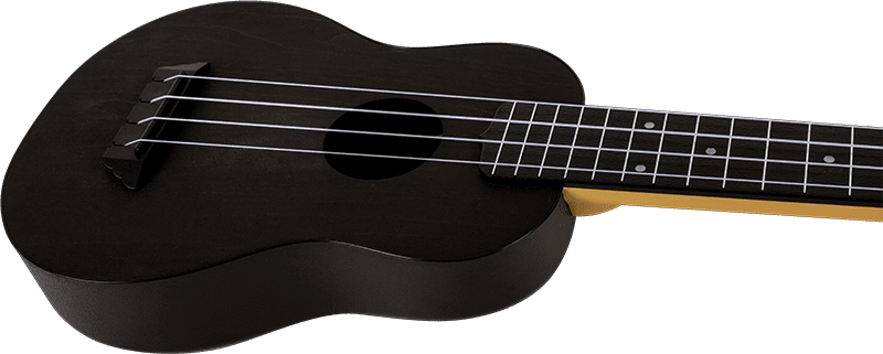 Flight TUSL35 Long Neck ABS Travel Ukulele Black