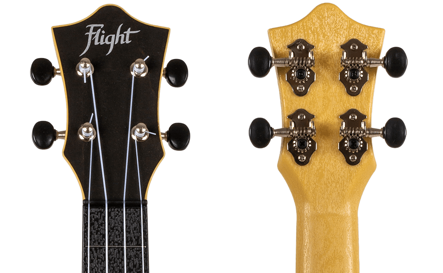 Flight TUSL35 Long Neck ABS Travel Ukulele Black