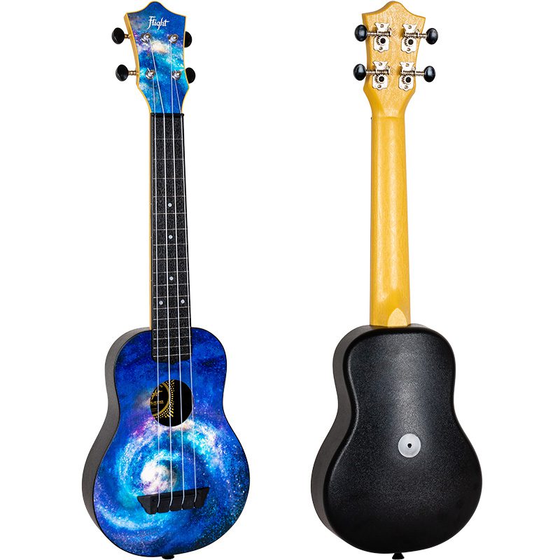 Flight TUSL40 ABS Long Neck Travel Ukulele - Space