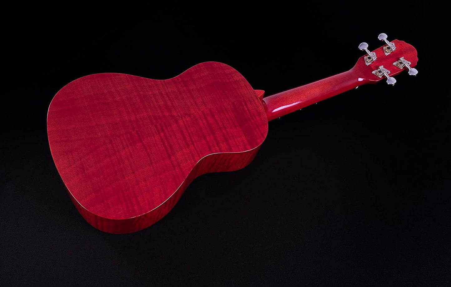 Oscar Schmidt OU2FTR-A-U Concert Ukulele Transparent Red