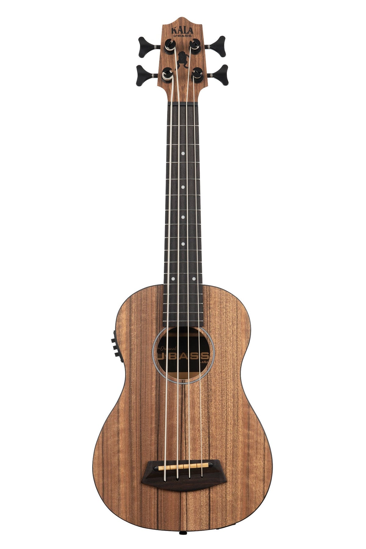 Kala UBASS-PW-FS Pacific Walnut Acoustic-Electric Fretted U•BASS® Bass Ukulele