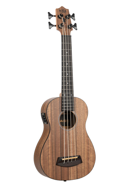Kala UBASS-PW-FS Pacific Walnut Acoustic-Electric Fretted U•BASS® Bass Ukulele