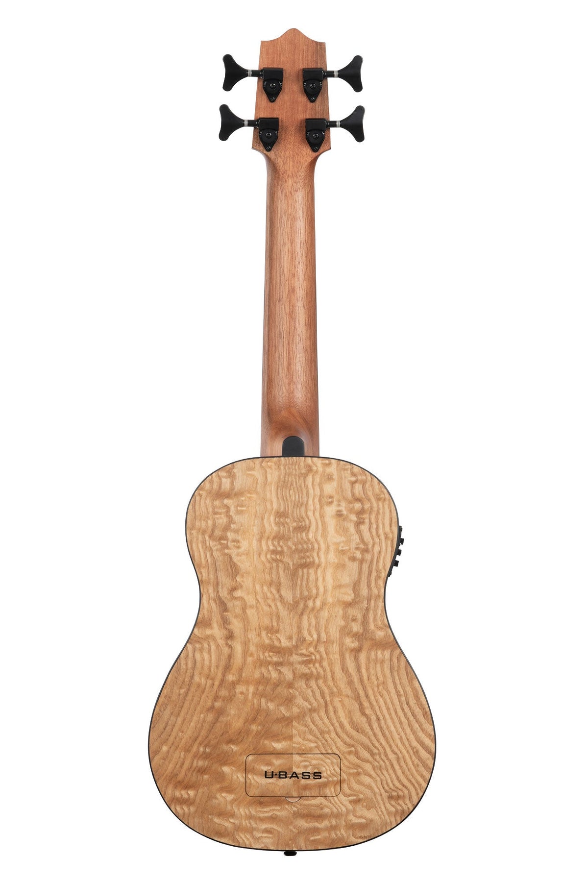 Kala UBASS-QA-FS Quilted Ash Acoustic-Electric Fretted U•BASS® Bass Ukulele
